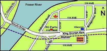Map to RG Auto Parts