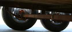 tandem axle trailer brake service. Click on the image for a larger photo...