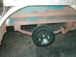 Drum trailer brake system...