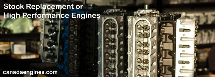 We Install Stock Replacement and High Performance Engines...