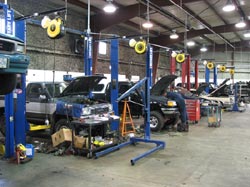 Come visit us at our large automotive service center...