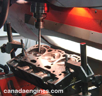 In house trained technicians do precision cyllinder head and engine block machining