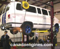 36_1993_GMC_van_on_hoist