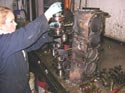 68_V8_engine_disassembly_crankshaft_removal_8